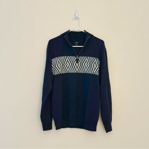 J.Crew Navy Half-Zip Sweater - M